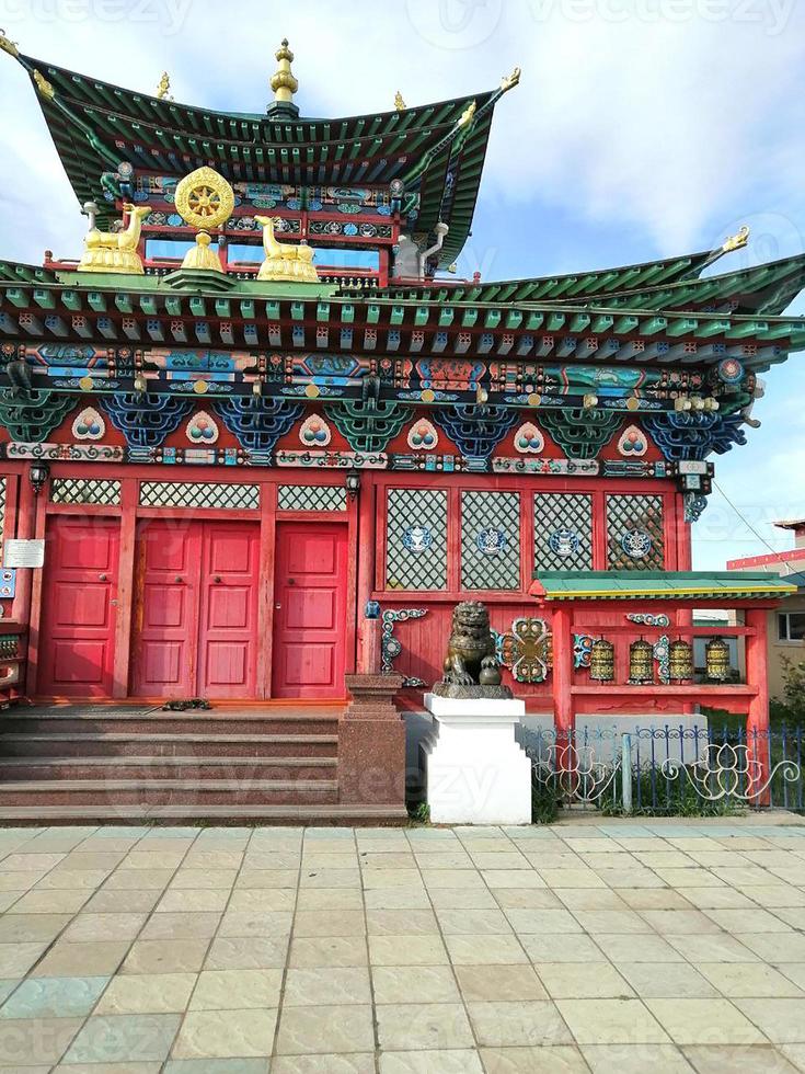 Ivolginsky Datsan, buddhistischer Tempel, Burjatien in der Russischen Föderation foto
