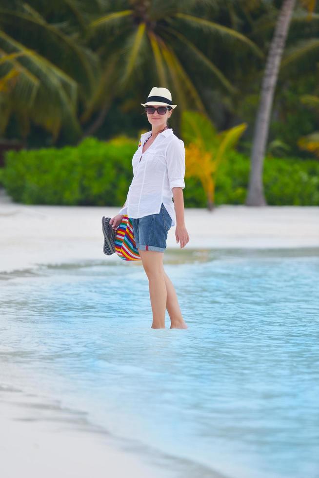 schönes gril am strand viel spaß foto