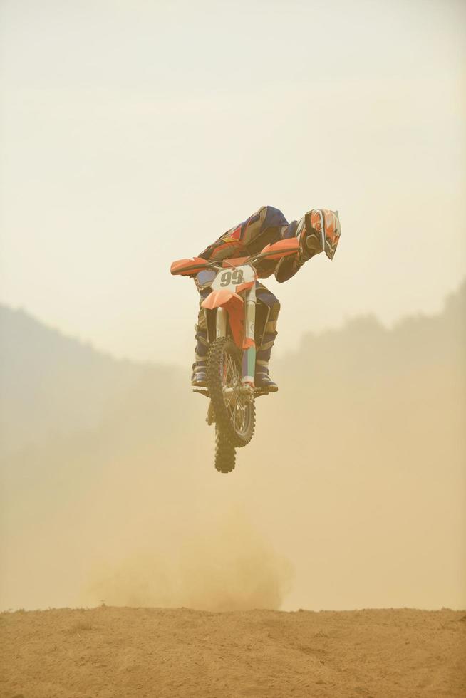 Motocross-Bike-Ansicht foto