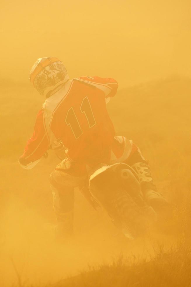 Motocross-Bike-Ansicht foto