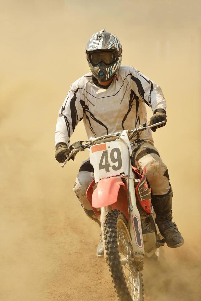 Motocross-Bike-Ansicht foto