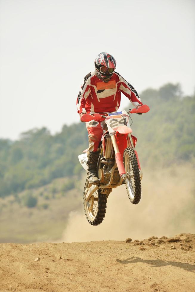 Motocross-Bike-Ansicht foto