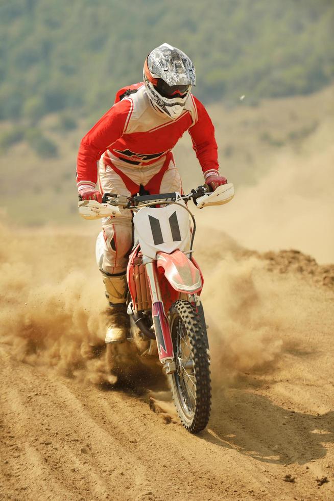 Motocross-Bike-Ansicht foto