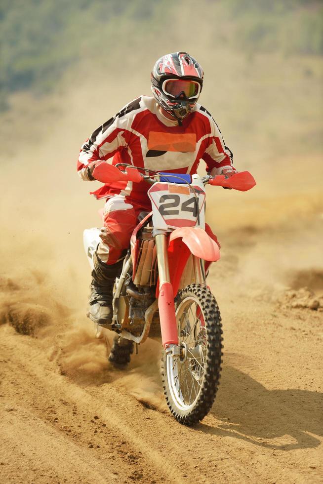 Motocross-Bike-Ansicht foto