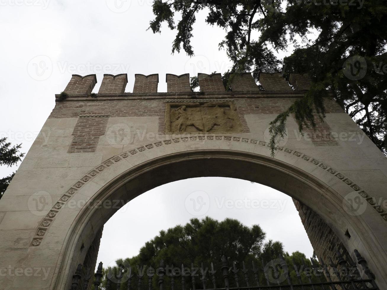 padova arena gärten mittelalterliche mauern foto