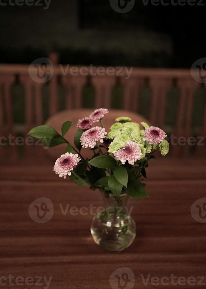 Blumenvase für den Hintergrund foto