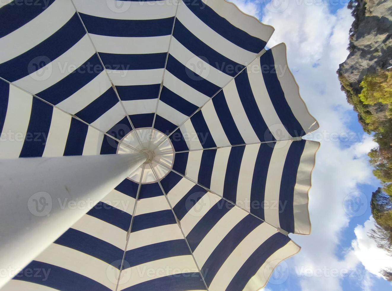 Strand-Sonnenschirm-Detail foto