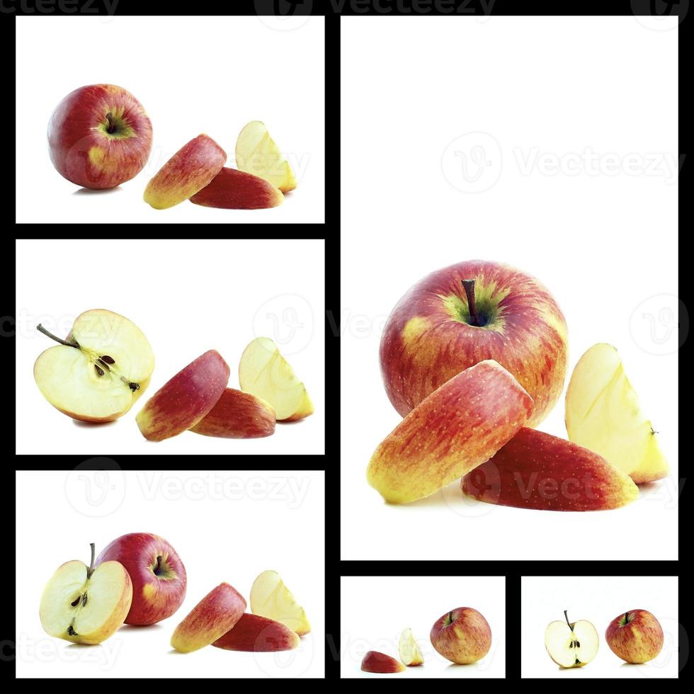 Apfel in Kolase foto