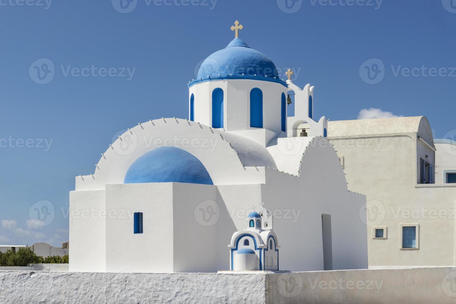 orthodoxe Kirche in Santorini Island, Griechenland foto