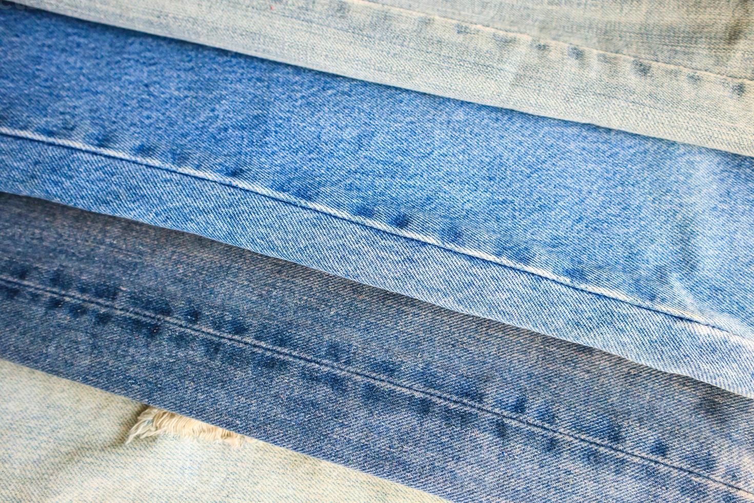 Denim Blue Jeans Textur Hintergrund foto