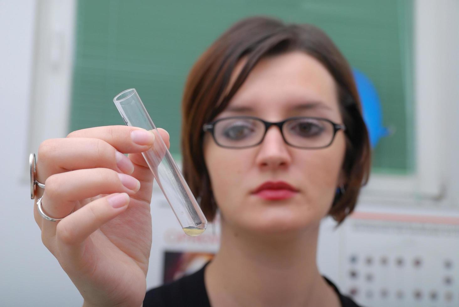 junge Wissenschaftler Sicht foto