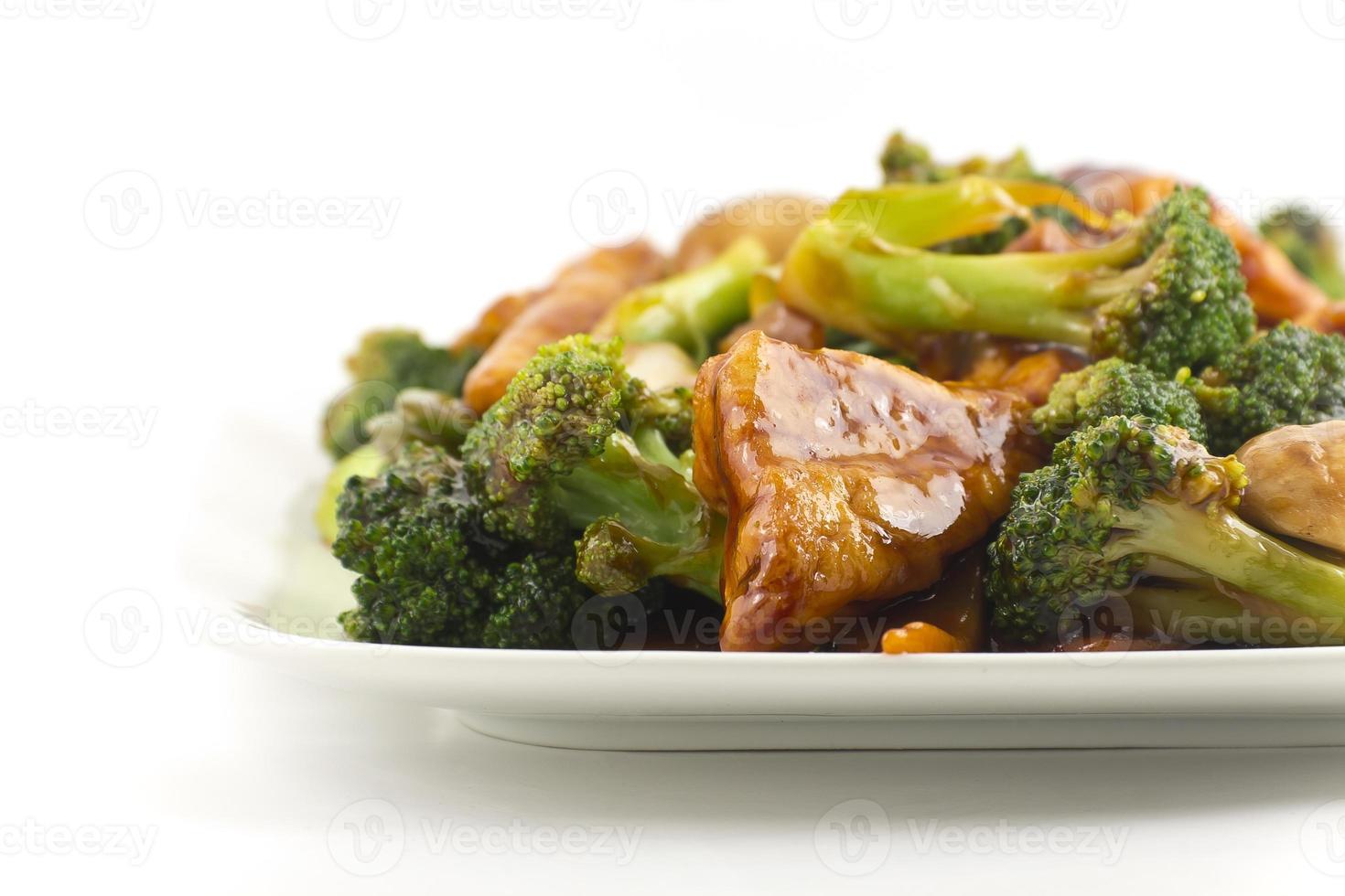 sautiertes gemischtes chinesisches Gemüse mit Tofu foto