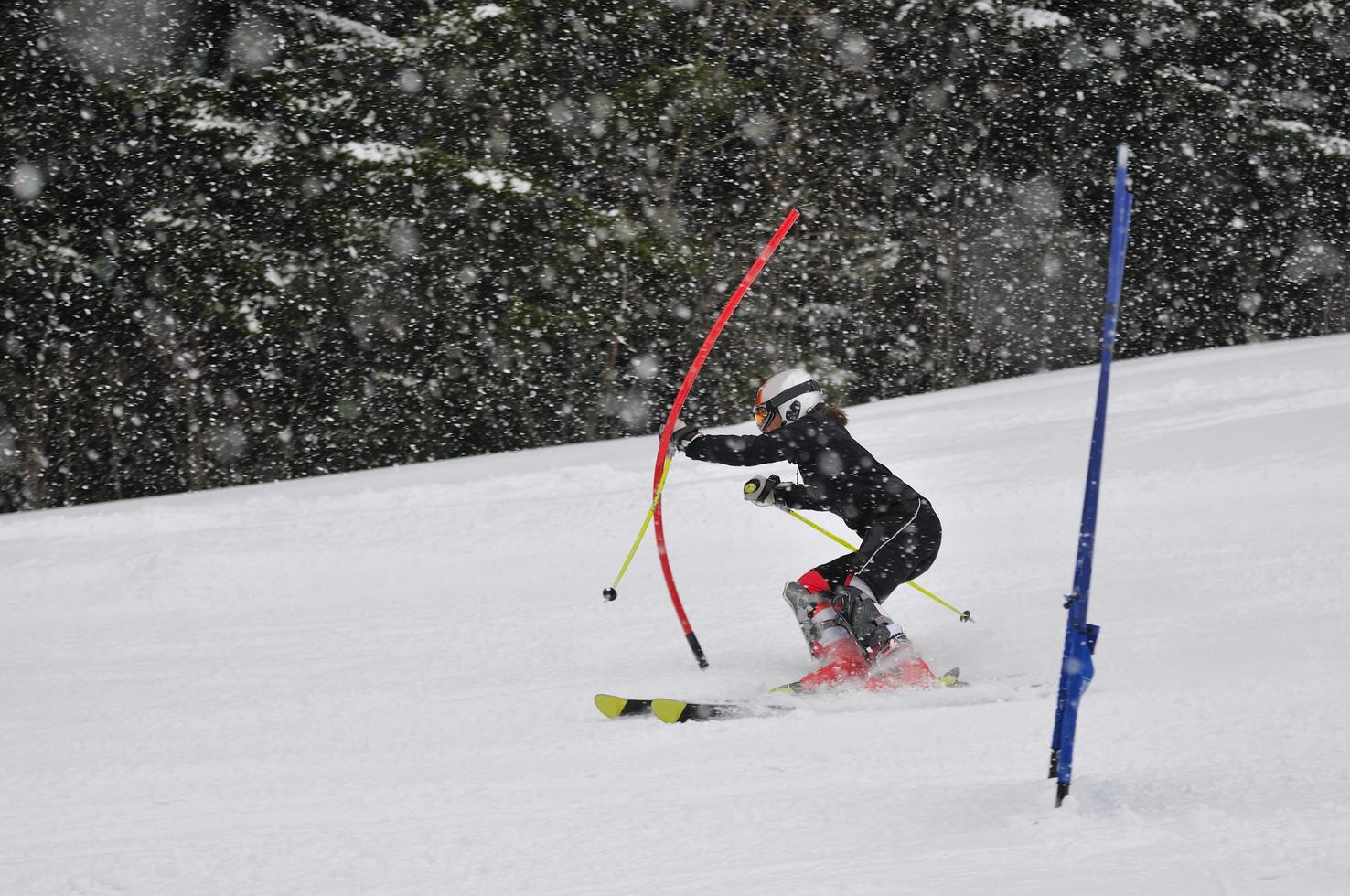 skirennen ansicht foto