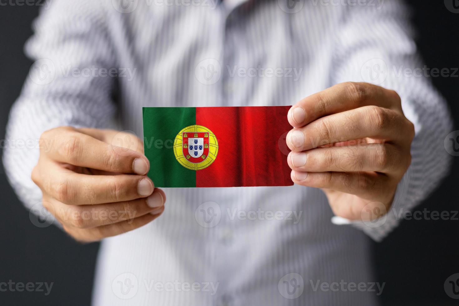 portugiesische offizielle Flagge foto