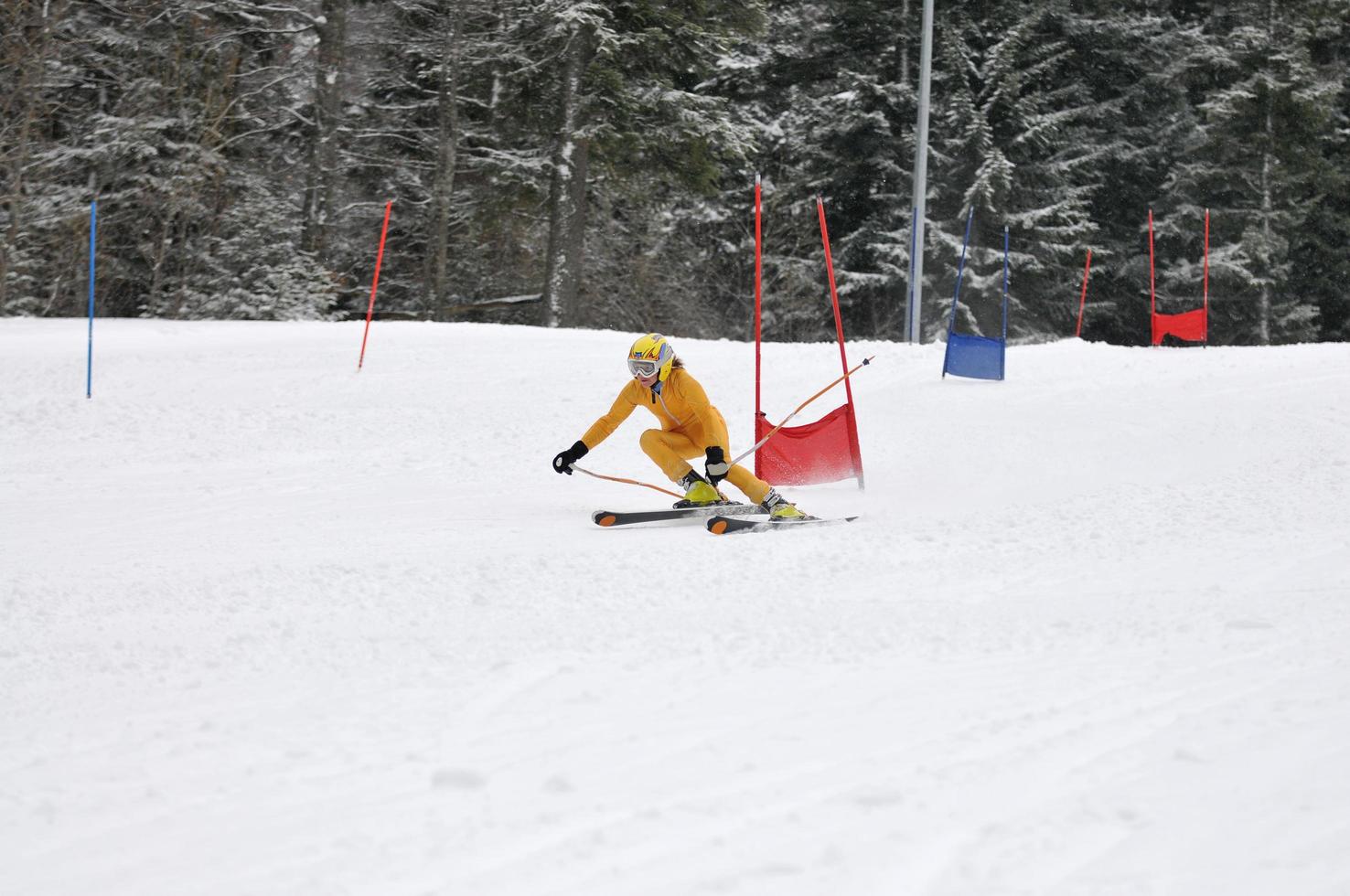 skirennen ansicht foto