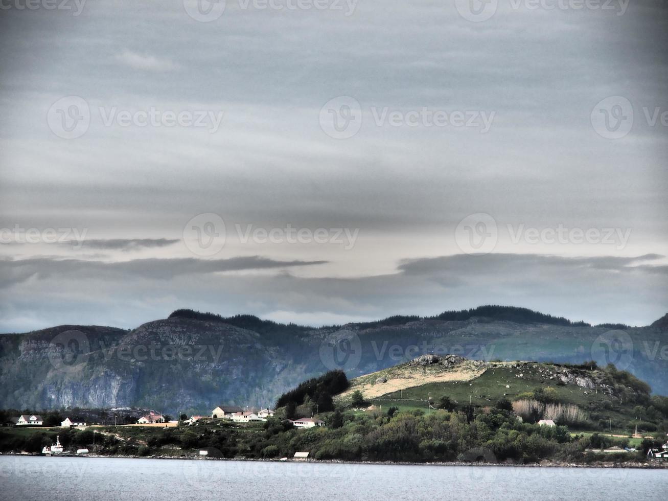 Kreuzfahrt in den Fjorden von Norwegen foto