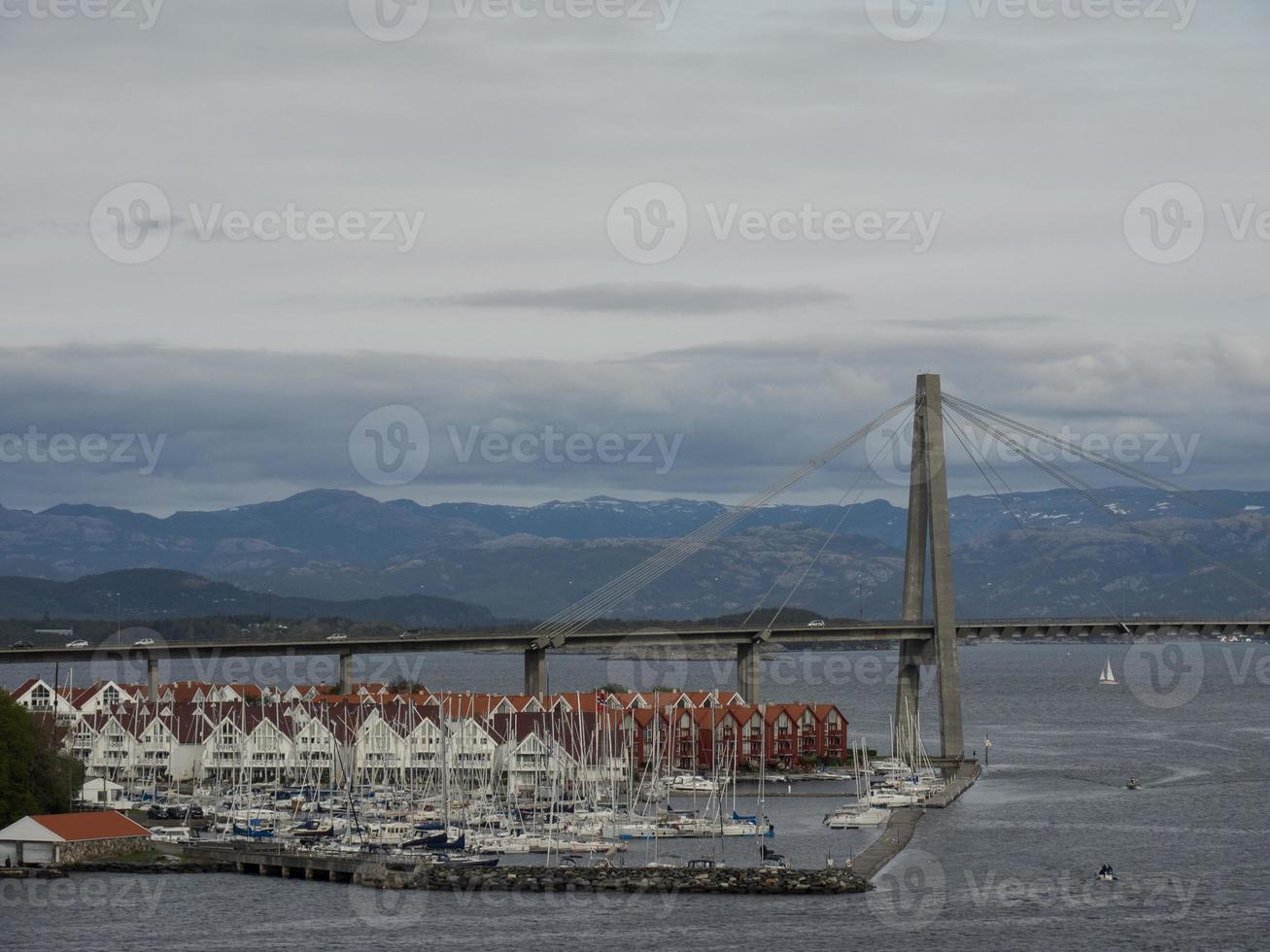 Kreuzfahrt in den Fjorden von Norwegen foto