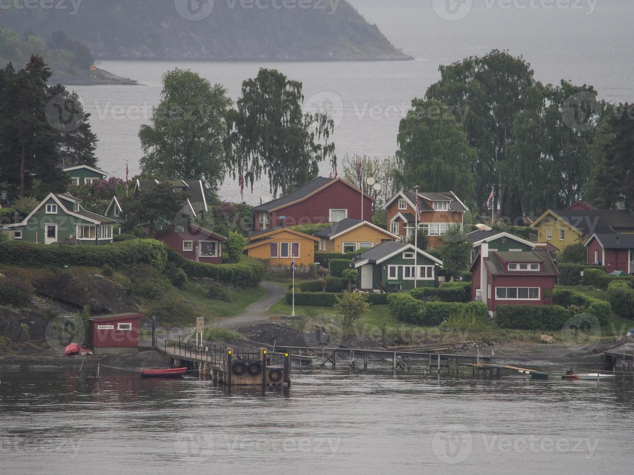 Oslo und der Oslofjord in Norwegen foto