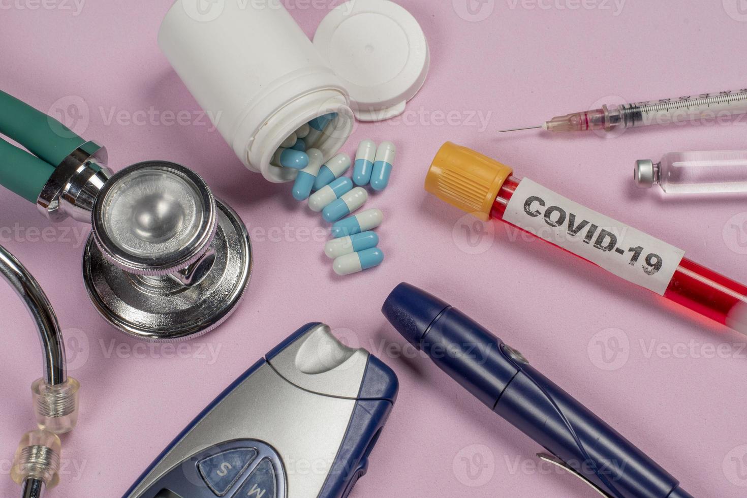 Coronavirus - Covid-19 ist das erschwerende Element von Diabetes foto