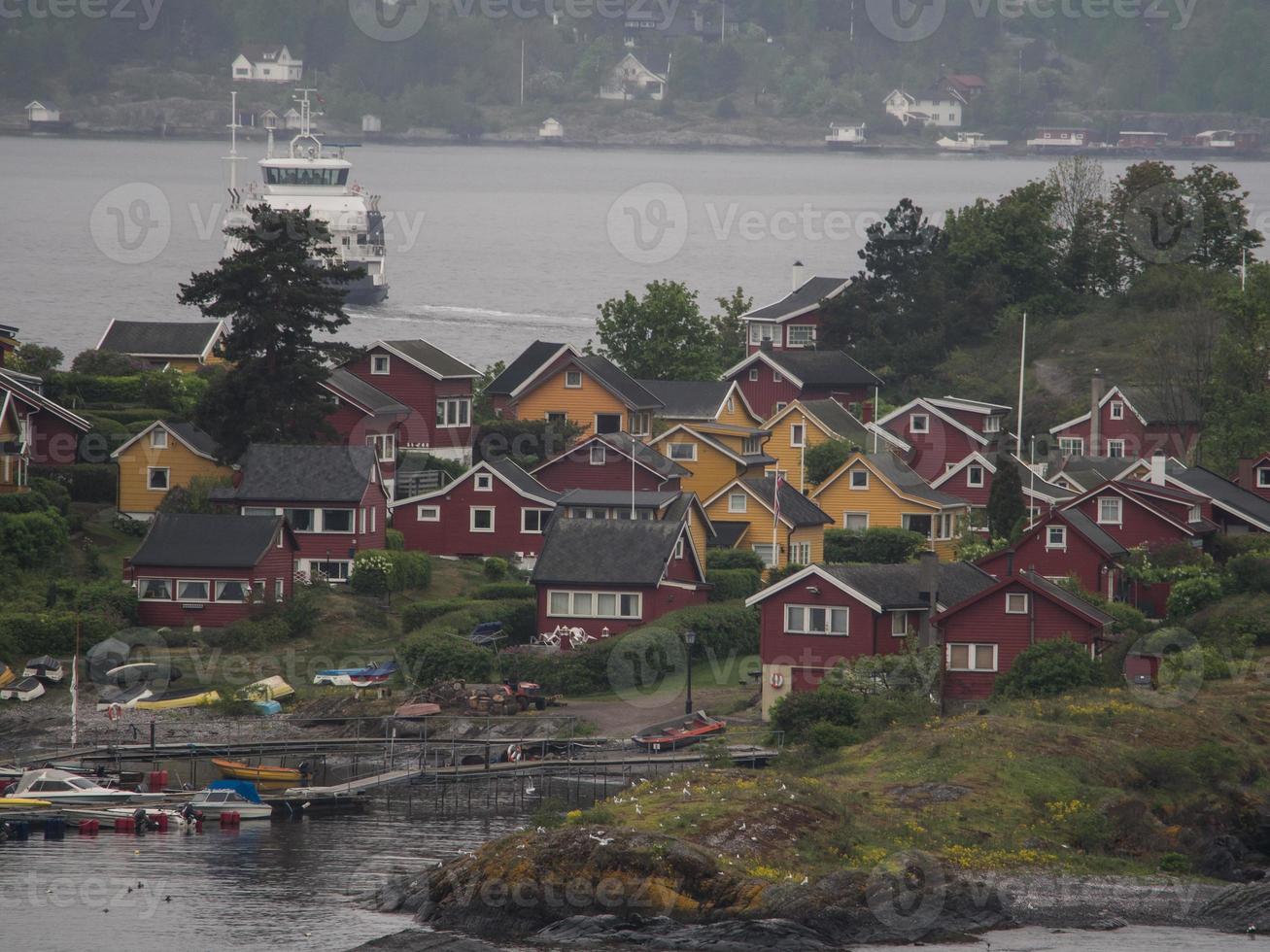 Oslo und der Oslofjord in Norwegen foto