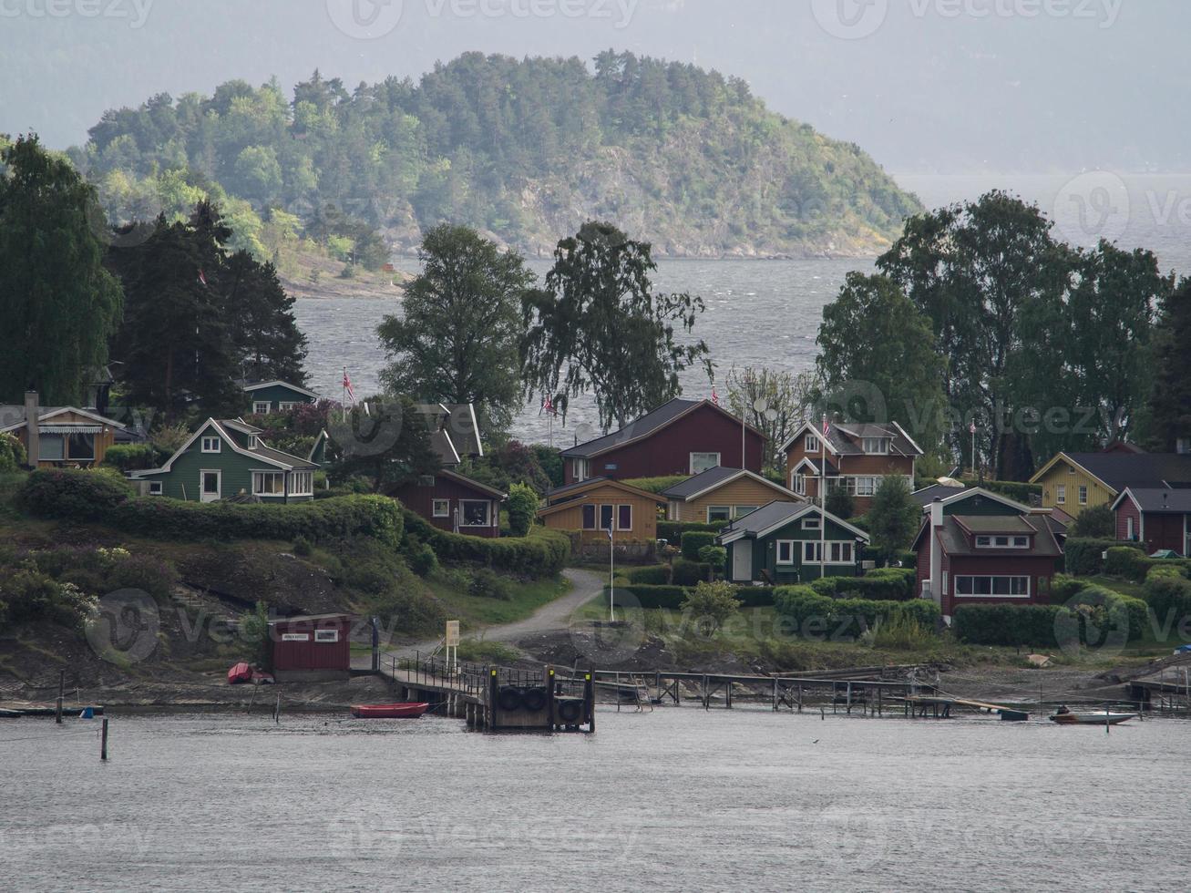 Der Oslofjord in Norwegen foto