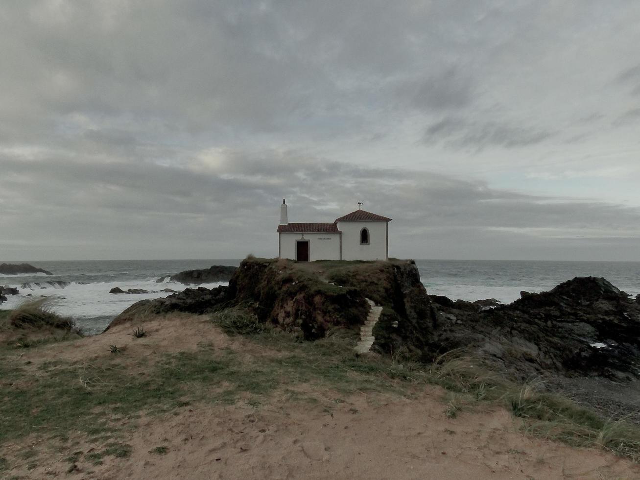 die kapelle der virgen del puerto. Galicien, Spanien foto