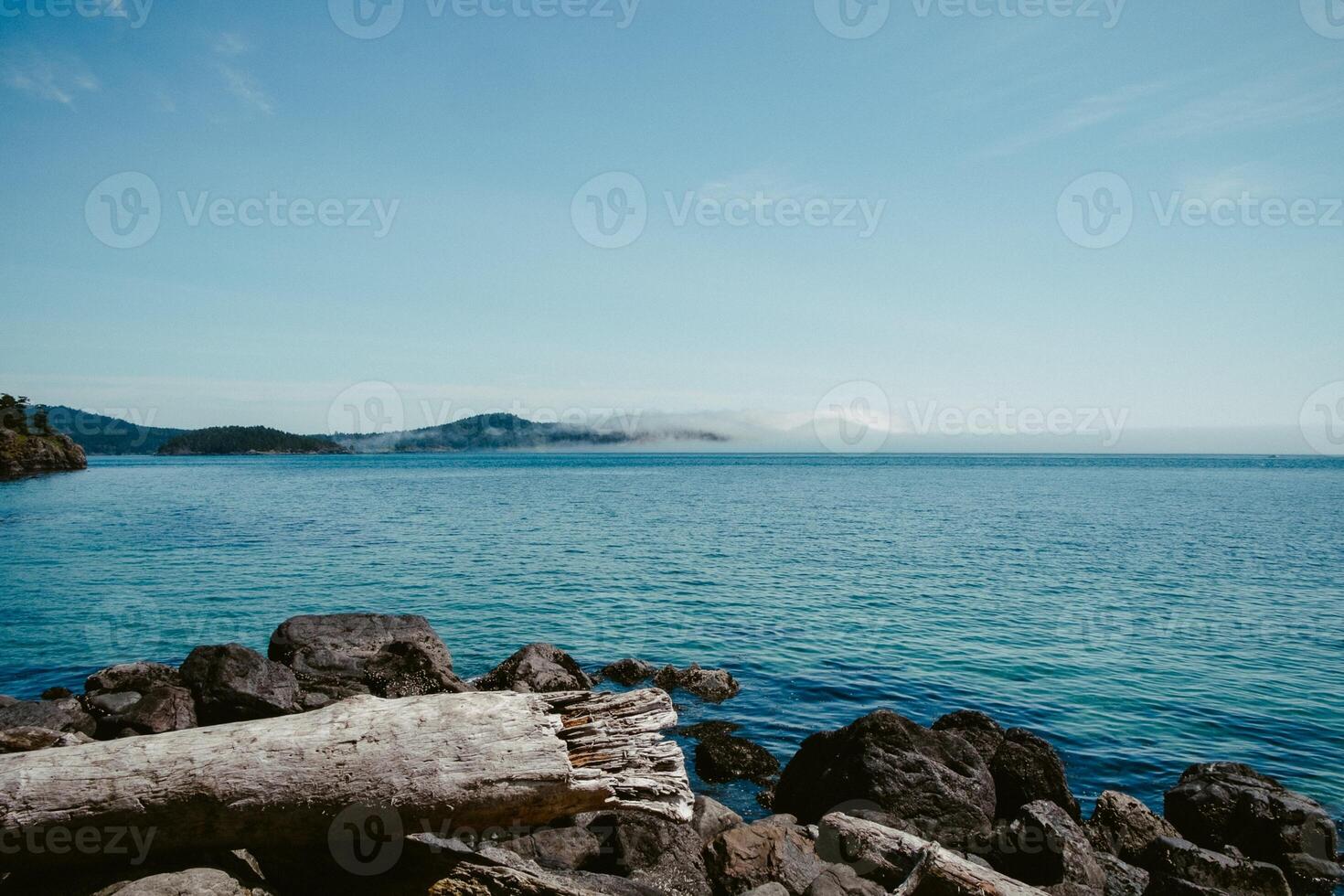 die Landschaft mit schönem Himmel foto