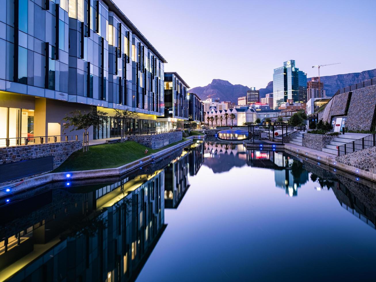 Blick auf den Kanal in Kapstadt foto