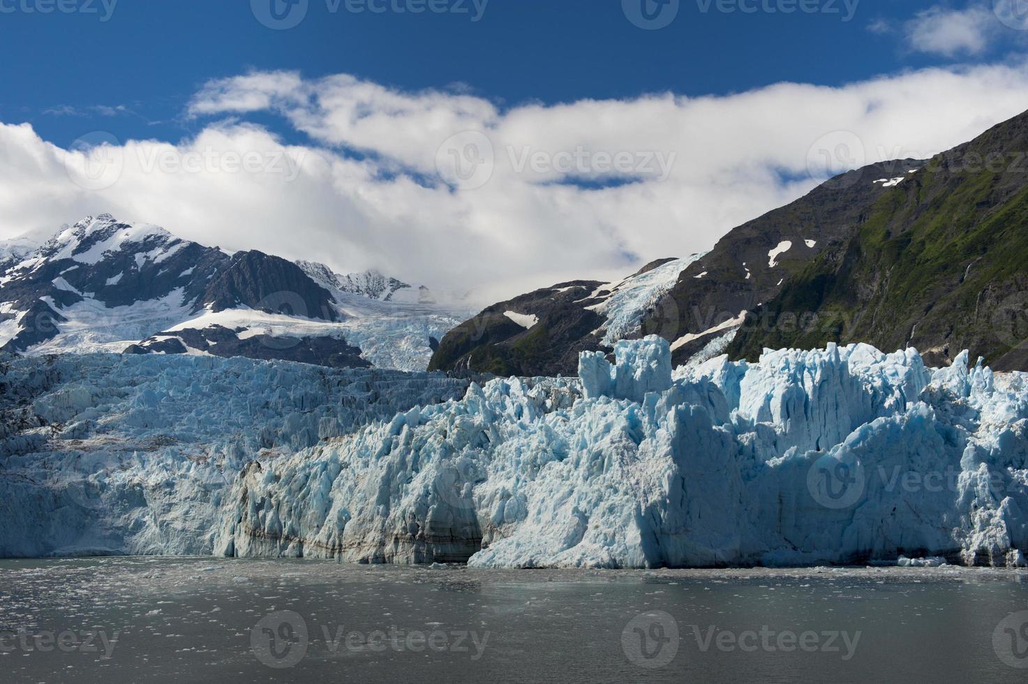 gletscherblick in alaska prince william sound foto