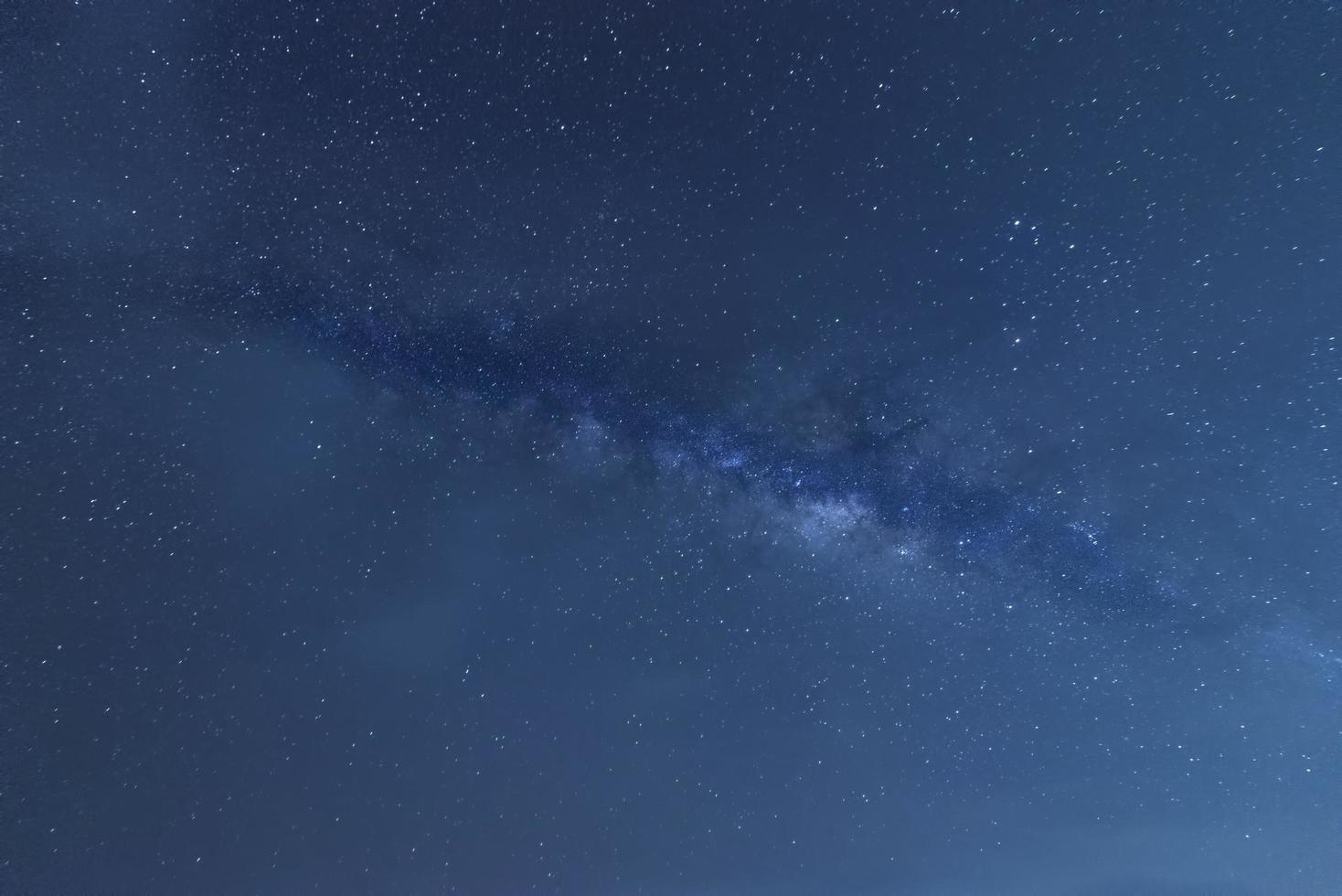 Milchstraße und blauer Himmel foto