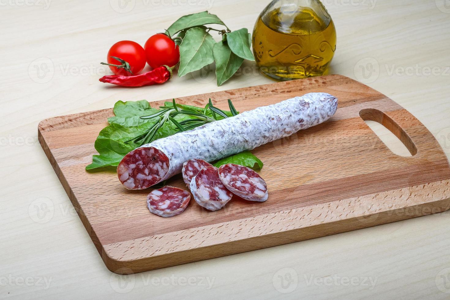 spanische Wurst - fuet foto