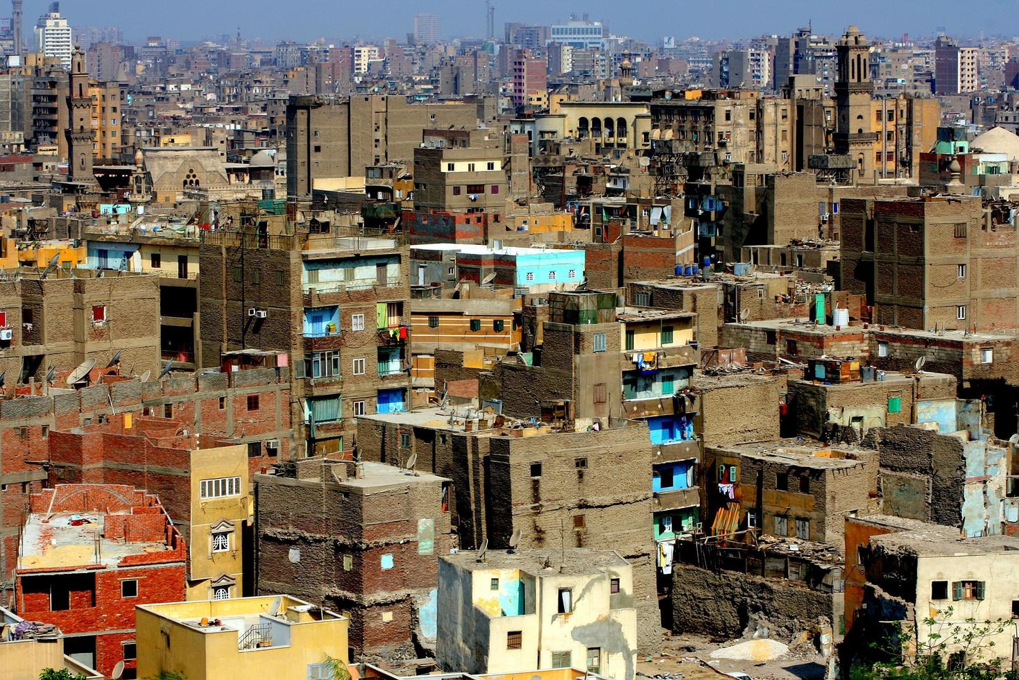 Luftaufnahme von Kairo, Ägypten foto