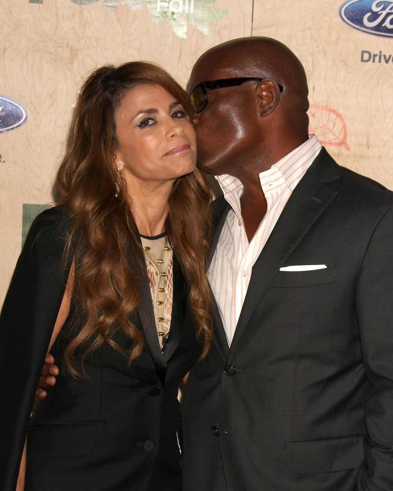 los angeles, 12. september - paula abdul, antonio la reid kommen zur 7. jährlichen fox fall eco-casino party in der buchbinderei am 12. september 2011 in culver city, ca foto