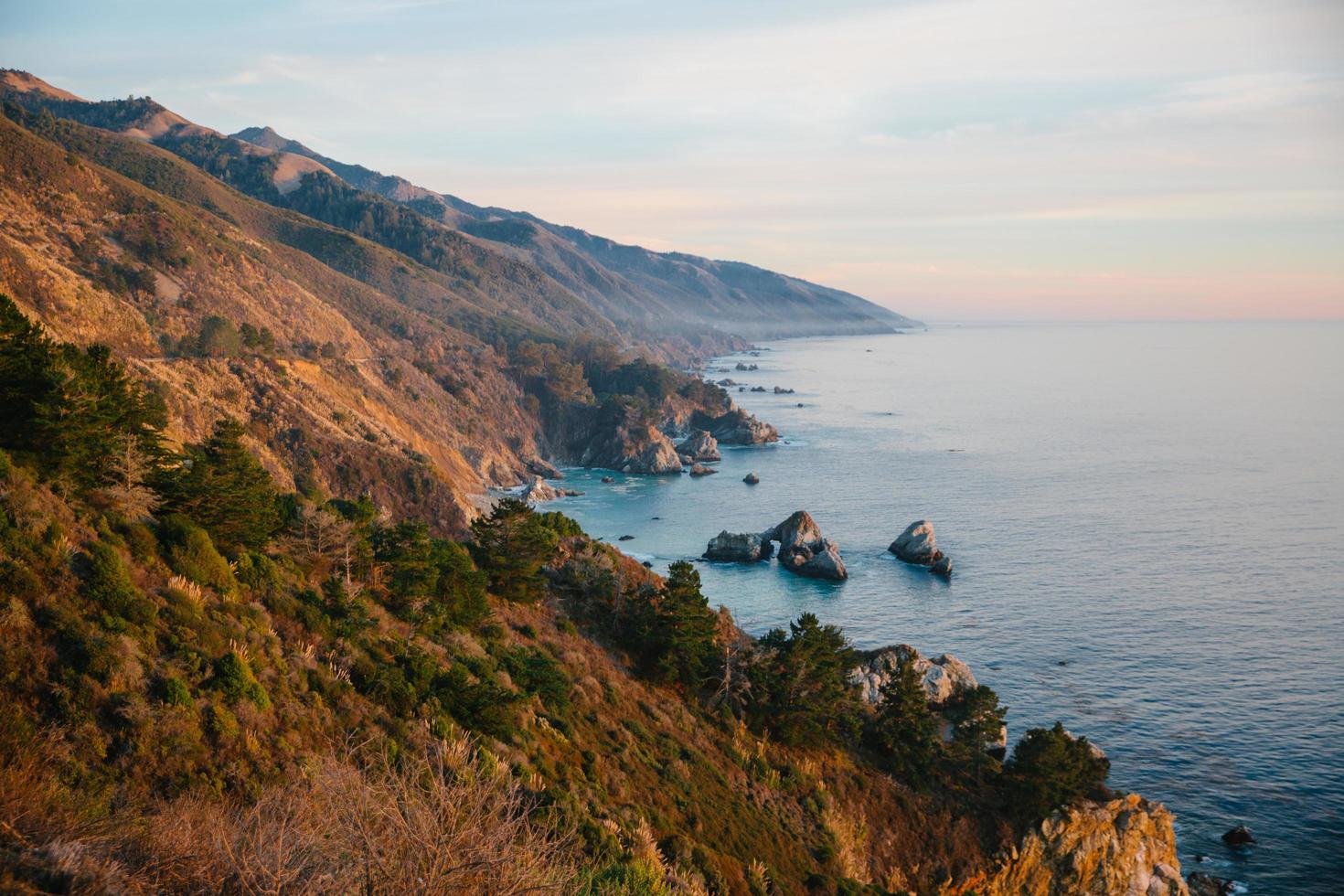 Sonnenuntergang in Big Sur foto