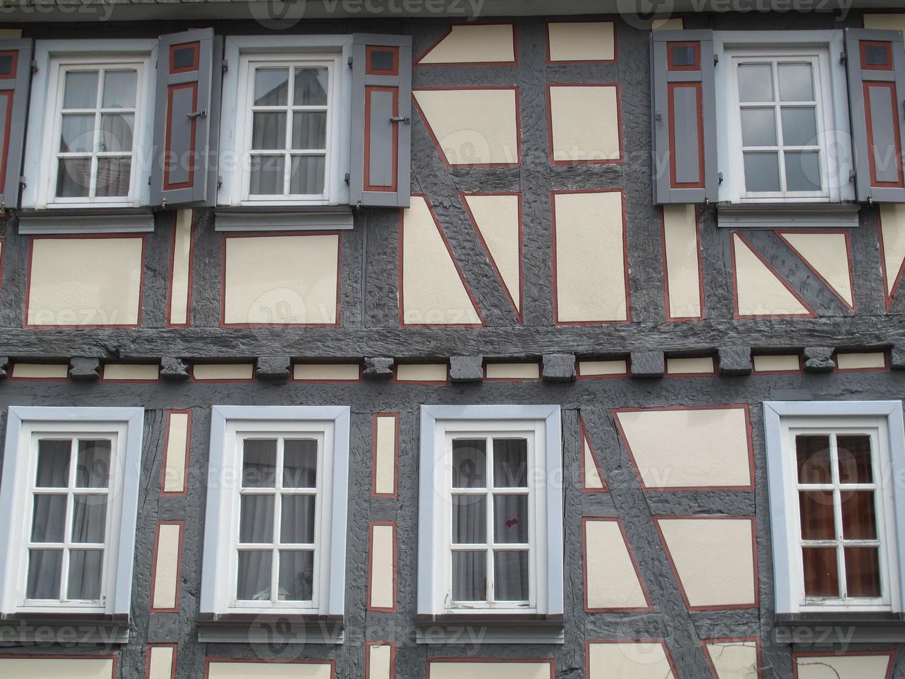 altes Fachwerkhaus in Deutschland foto