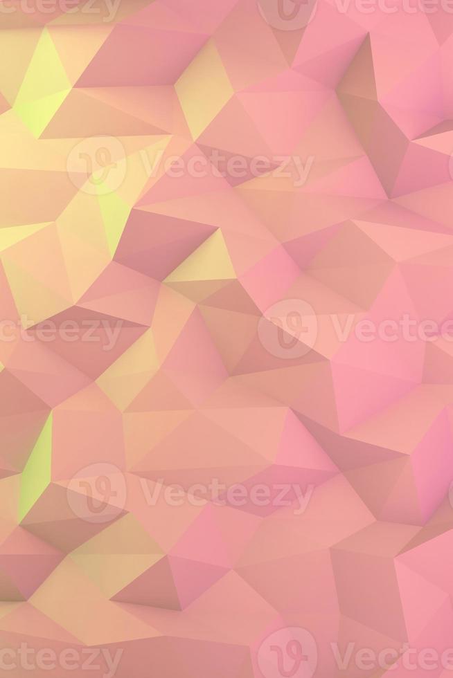 abstrakter bunter niedriger Polygonhintergrund foto