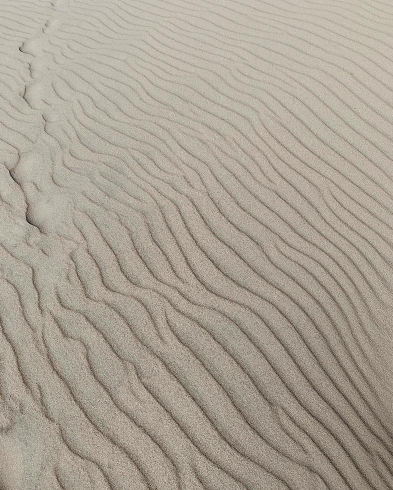Sandformationen in der Wüste foto