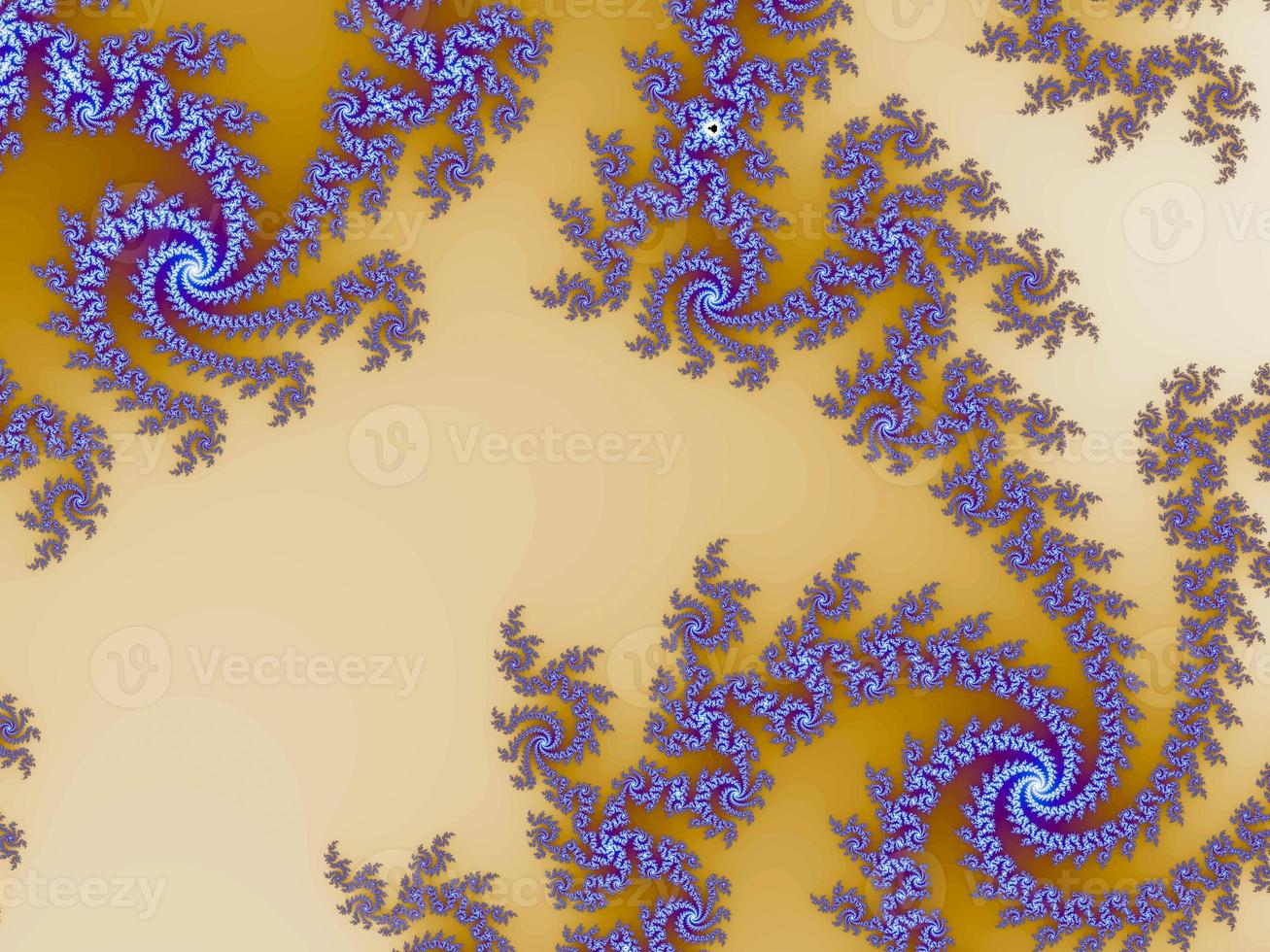 schöner Zoom in das unendliche mathematische Mandelbrot-Fraktal. foto