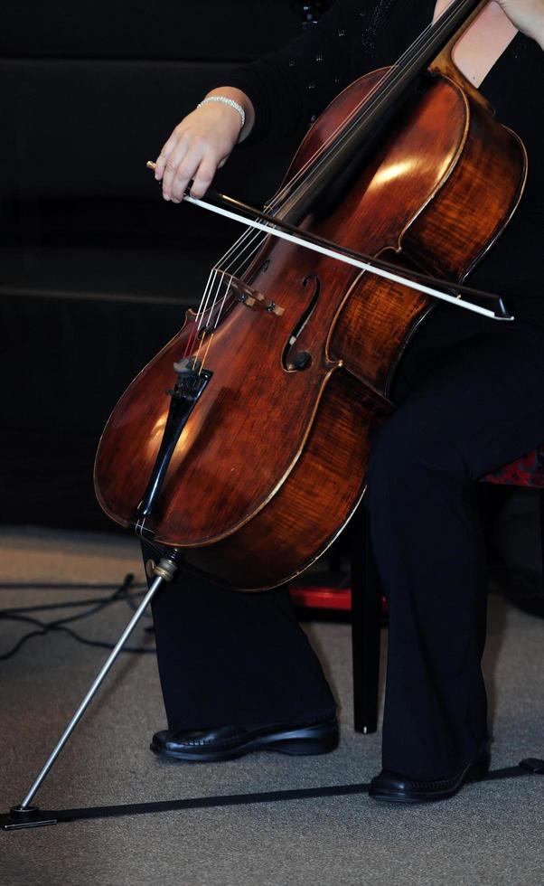 Bassist für klassische Musik foto