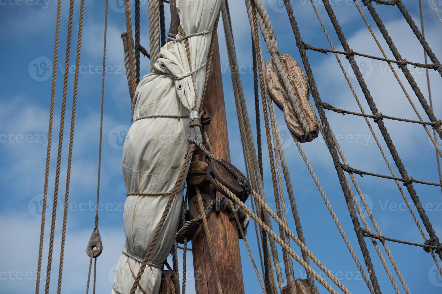 altes schiff segelschiff detail foto