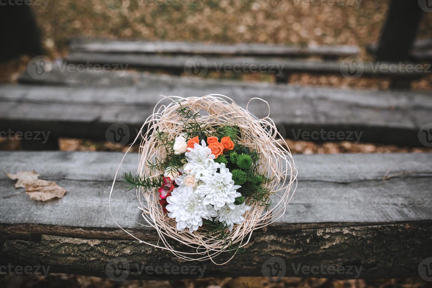 Hochzeitsblumenstrauß foto