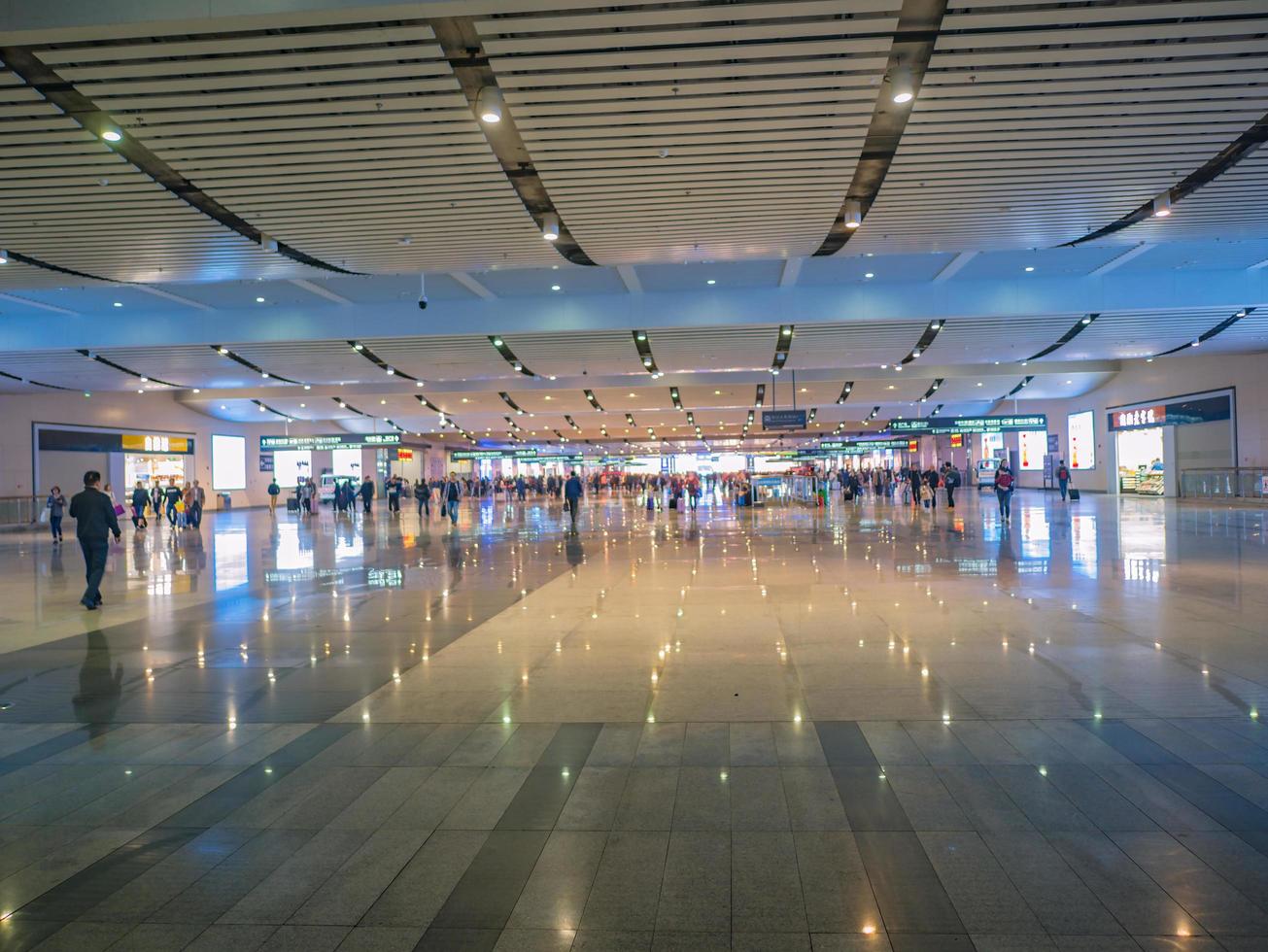 changsha.china-17. oktober 2018. unbekannte menschen in changsha südbahnhof terminal hunan provinz china. foto