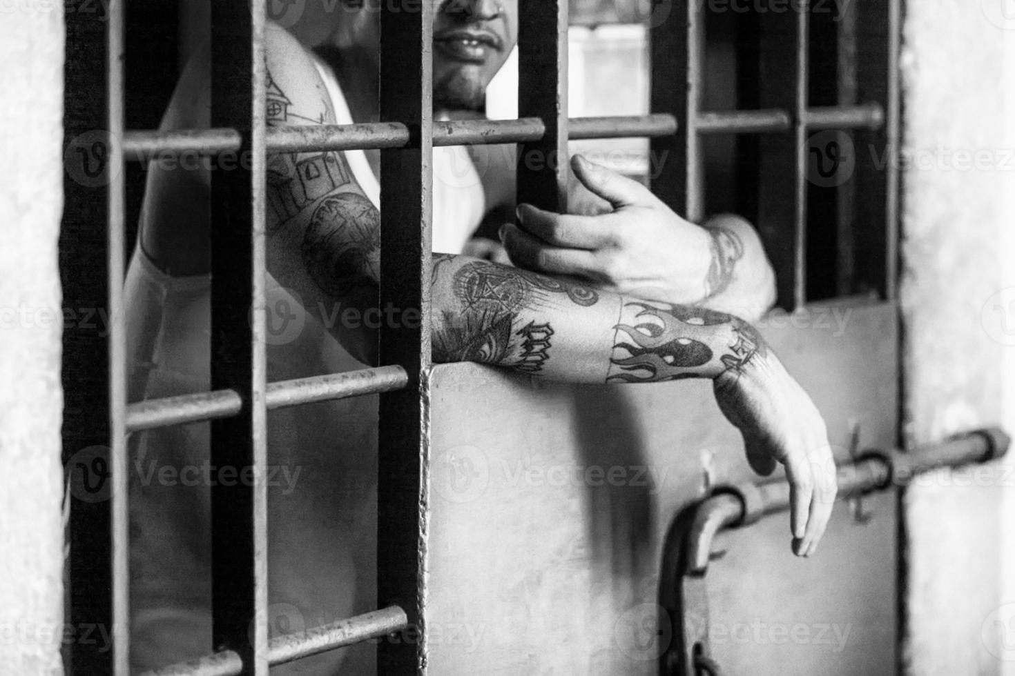 Häftlingshände - Inhaftierung foto