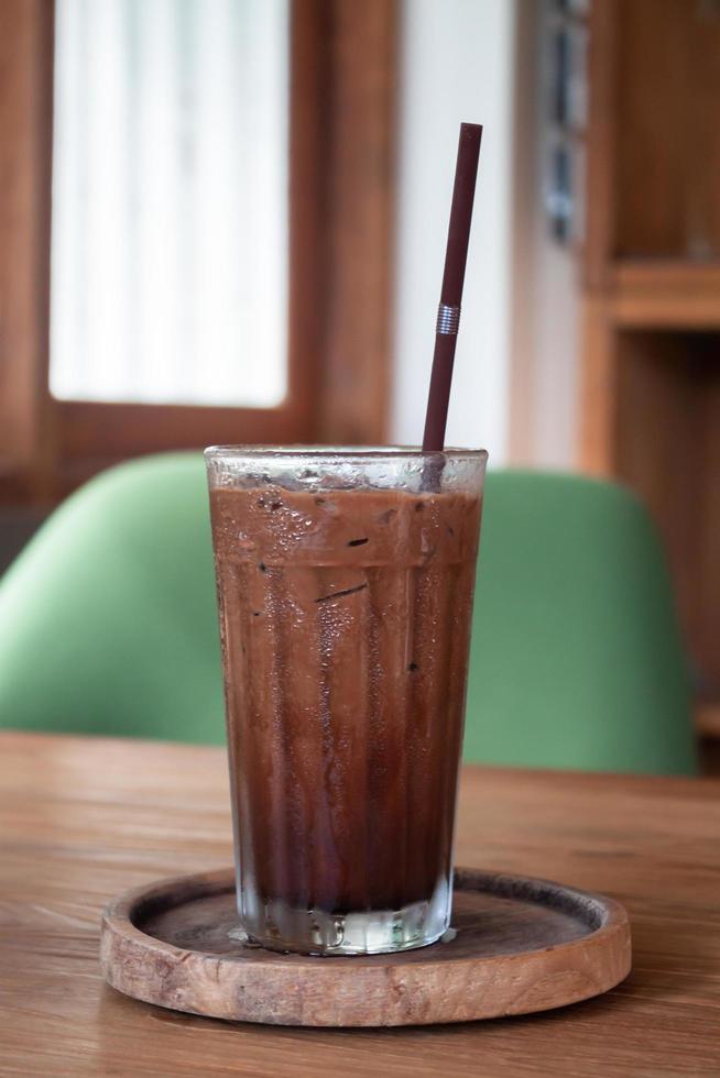 Eiskaffee im Café foto