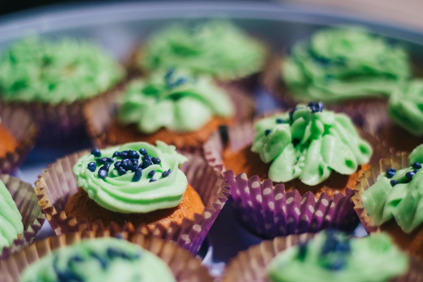 selektives Fokusfoto von Muffins foto