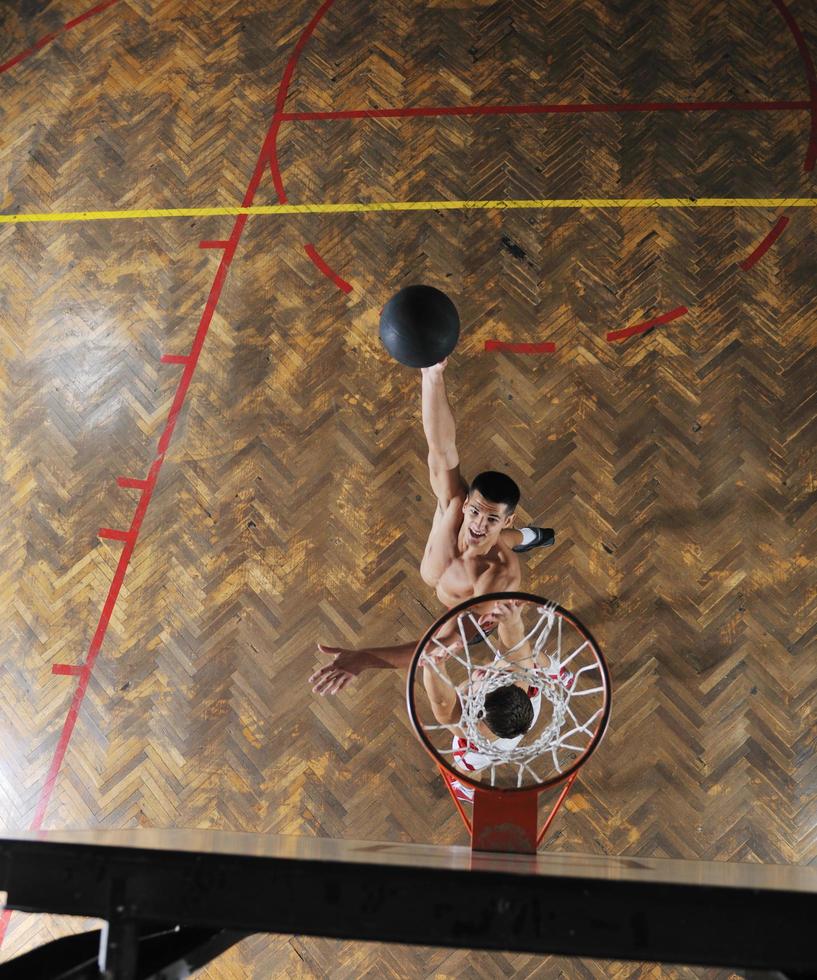 Ansicht Basketballspiel foto