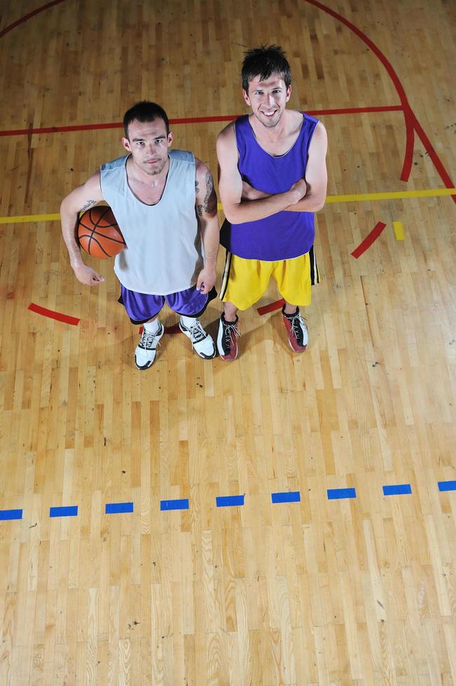 Basketballspiel Spielerporträt foto