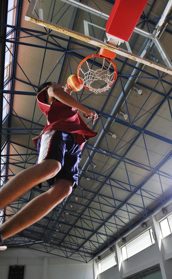 Ansicht Basketballspiel foto