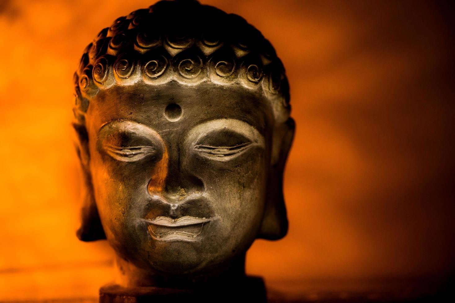 Gesicht von Buddha foto