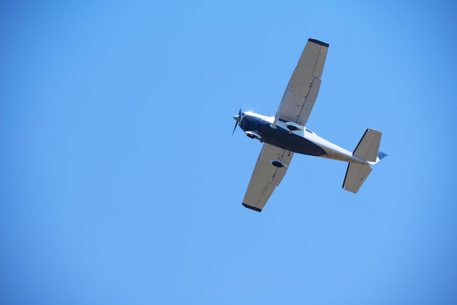 kleine Flugzeugansicht foto